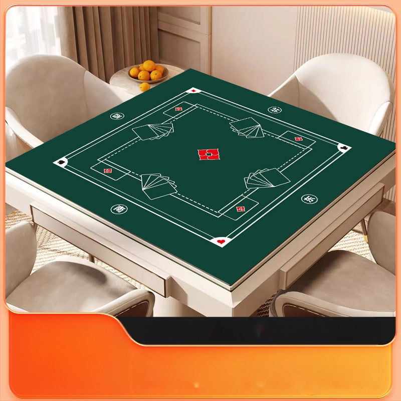 Specialios technologijos aksominė mahjongo staltiesė kiaušinių varžyboms, staltiesė, pokerio neslystantis kilimėlis, kvadratinis garsą izoliuojantis ir triukšmą mažinantis stalo kilimėlis