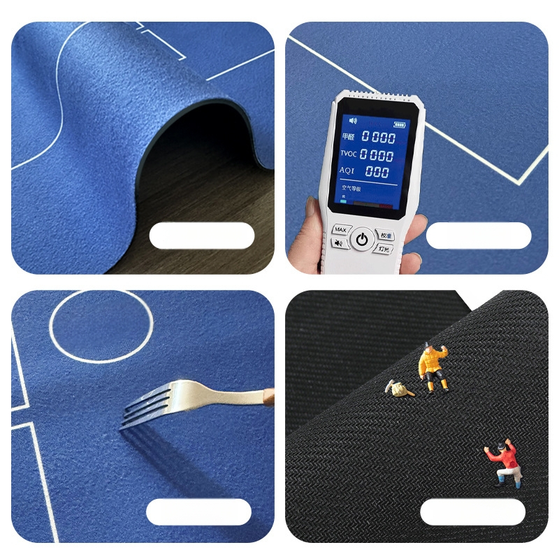 Specialios technologijos aksominė mahjongo staltiesė kiaušinių varžyboms, staltiesė, pokerio neslystantis kilimėlis, kvadratinis garsą izoliuojantis ir triukšmą mažinantis stalo kilimėlis