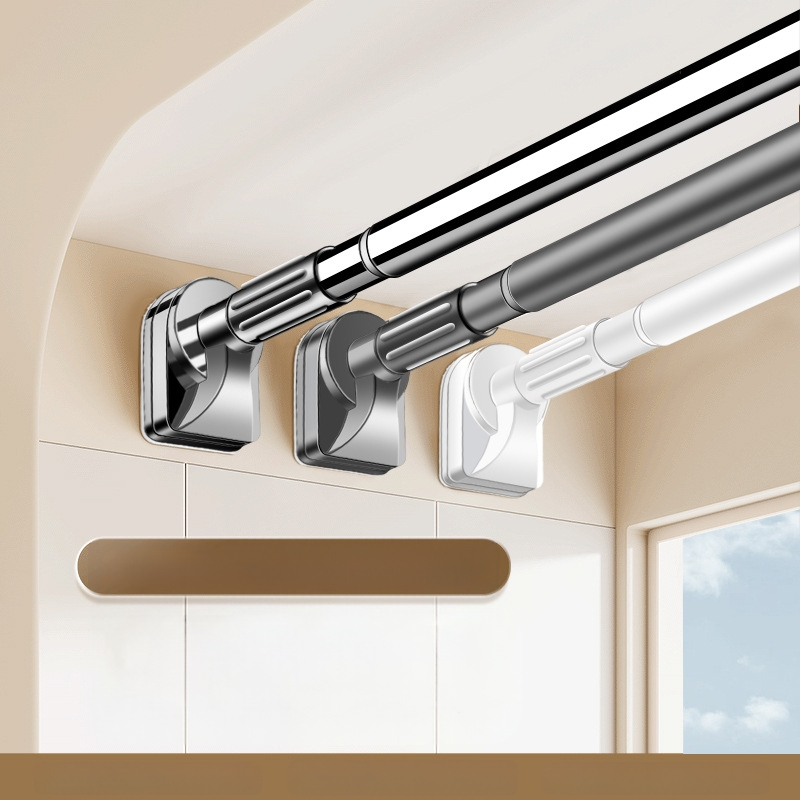 Rõdule mõeldud stantsivaba kuivatusrest, teleskoopvarras, majapidamiskardinate traksidega, roostevabast terasest torude kinnitus, üksikud jahedad riided kaitsevad