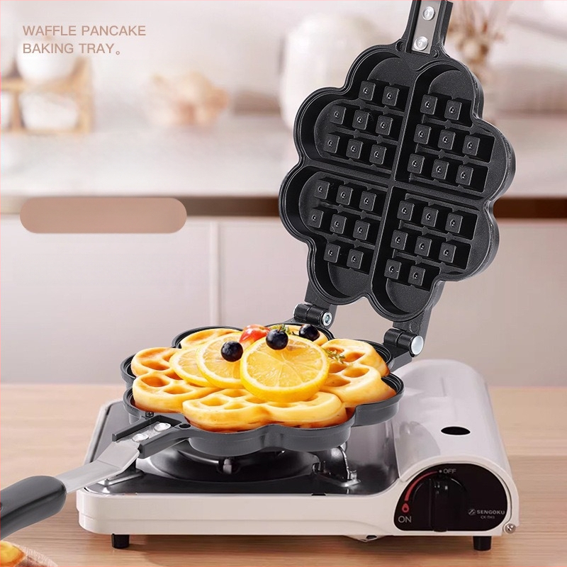 Väliskaubanduse piiriülene otsene kodumaine küpsetusplaat 7-auguline hommikusöögi vahvlipann beebi omletivormi hulgimüük