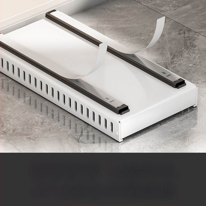 Ράφι αποθήκευσης καπακιού κουζίνας, ρυθμιζόμενος χώρος για κατσαρόλες, ράφι για κατσαρόλες, ντουλάπι πάγκου, συρόμενη βάση αποθήκευσης πιάτων