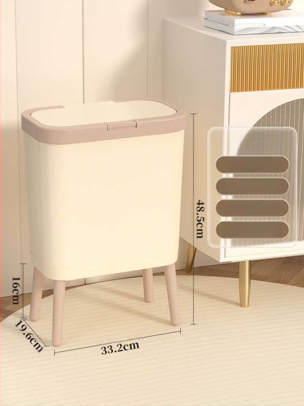Ziemeļvalstu stila slinka cilvēka virtuves garā atkritumu tvertne mājsaimniecības tualete tualete tualetes atkritumu tvertne viesnīcas prese apgriežama atkritumu tvertne