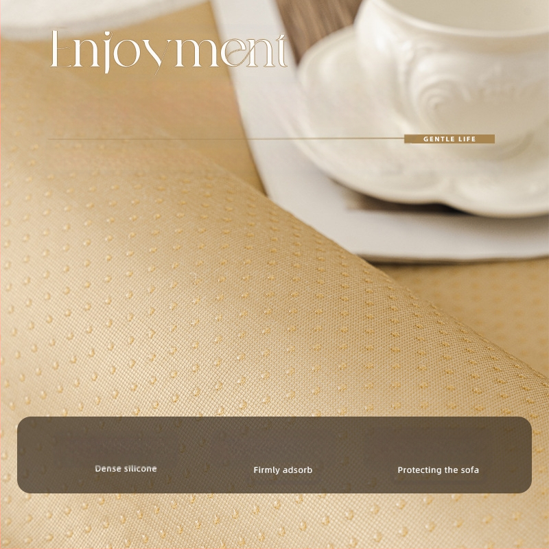 2025 Novi jastuk za sofu u krem stilu, univerzalni za sva godišnja doba, vrhunski jastuk za sjedenje, fiksna neklizajuća navlaka za sofu