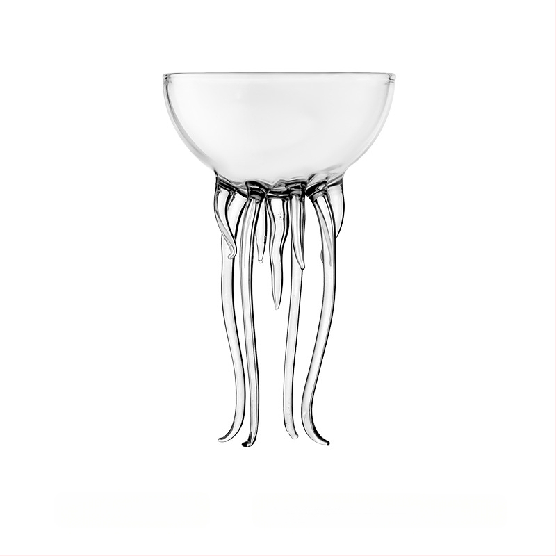 Internetikuulsuste kõrge välimusega kaheksajala tass loominguline meduuside kokteilitass Martini tass klaasist joogitass