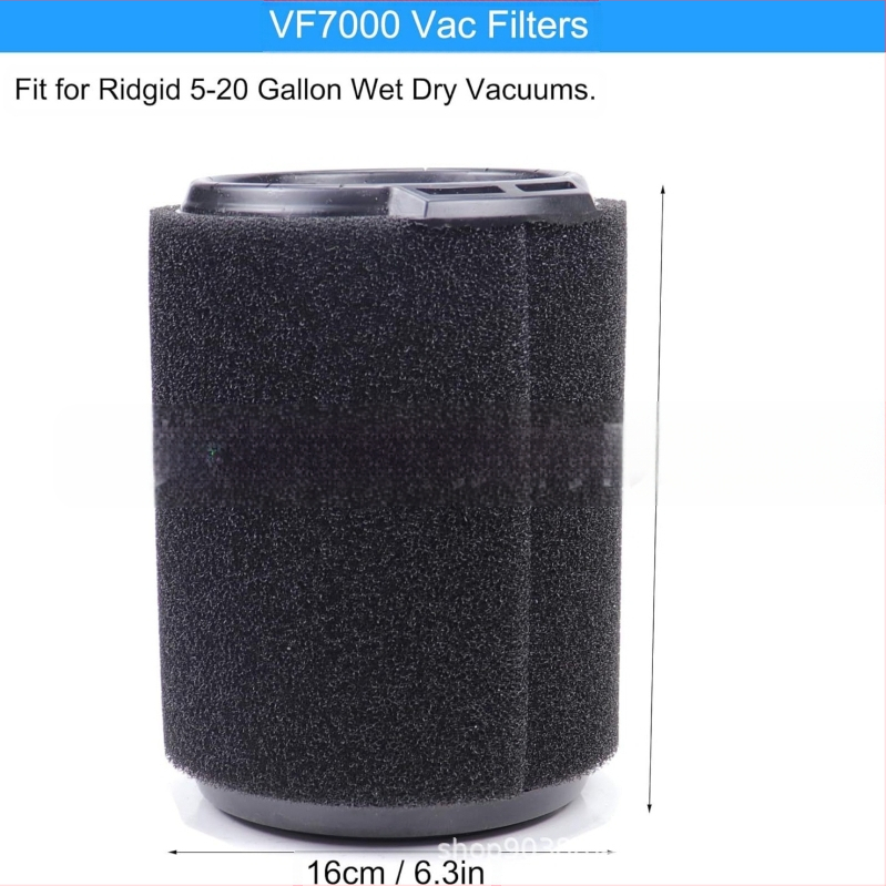 Sobib Ridgidvf7000 tolmuimeja lisatarvikutele Hepa filter Universaalne õhupuhastusfilter