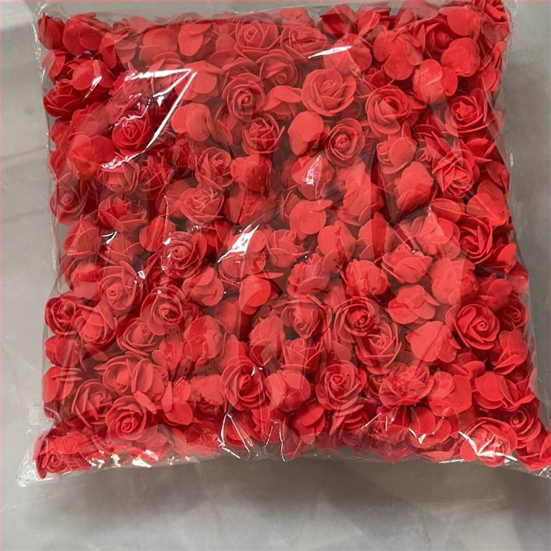 Rožės galvutės imitacija 3,5 netikra gėlės galvutė PE putplasčio gėlės galvutė Rožės gėlės imitacija Amžina gėlė Rožės meškiuko