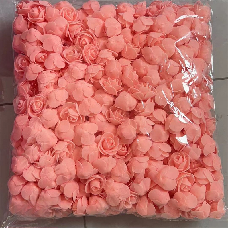 Rožės galvutės imitacija 3,5 netikra gėlės galvutė PE putplasčio gėlės galvutė Rožės gėlės imitacija Amžina gėlė Rožės meškiuko