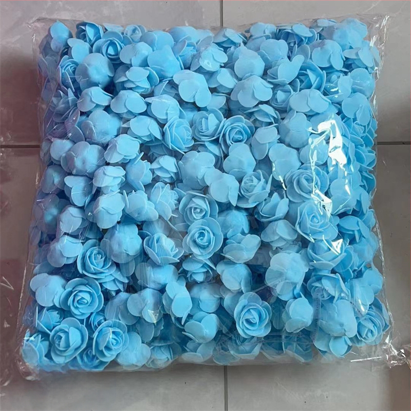 Rožės galvutės imitacija 3,5 netikra gėlės galvutė PE putplasčio gėlės galvutė Rožės gėlės imitacija Amžina gėlė Rožės meškiuko