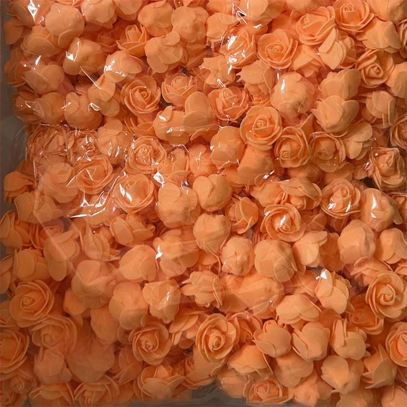 Rožės galvutės imitacija 3,5 netikra gėlės galvutė PE putplasčio gėlės galvutė Rožės gėlės imitacija Amžina gėlė Rožės meškiuko