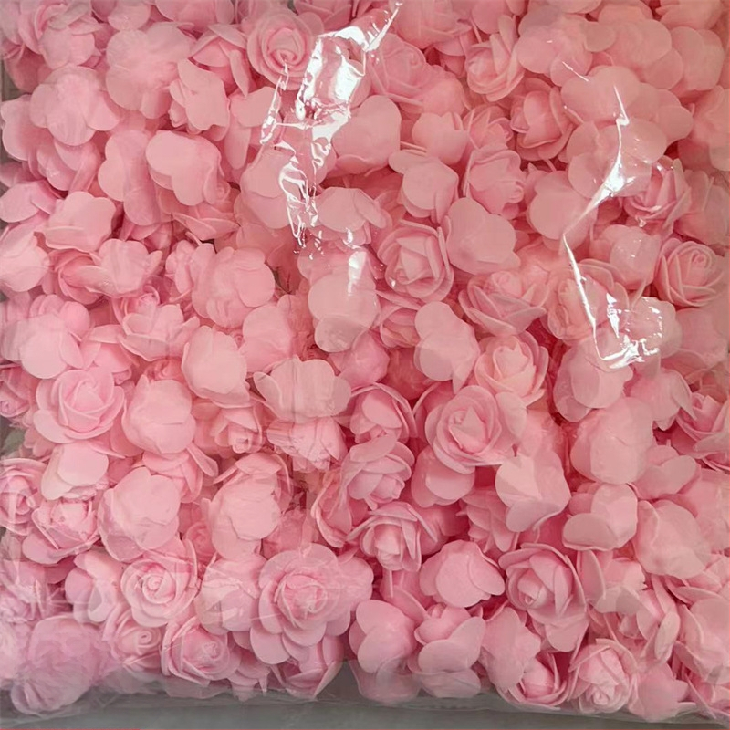 Rožės galvutės imitacija 3,5 netikra gėlės galvutė PE putplasčio gėlės galvutė Rožės gėlės imitacija Amžina gėlė Rožės meškiuko