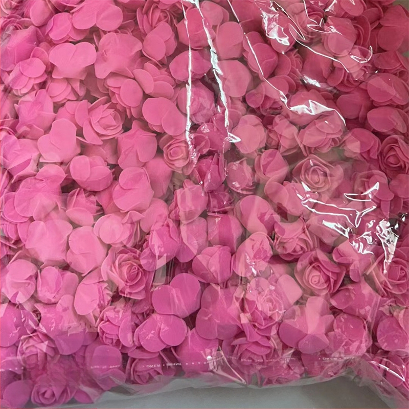 Rožės galvutės imitacija 3,5 netikra gėlės galvutė PE putplasčio gėlės galvutė Rožės gėlės imitacija Amžina gėlė Rožės meškiuko