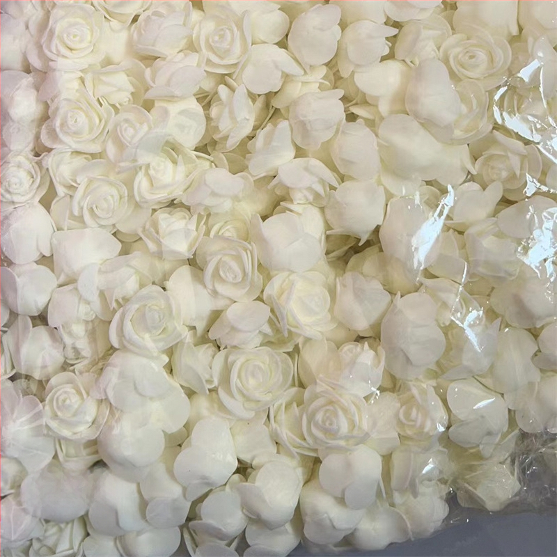 Rožės galvutės imitacija 3,5 netikra gėlės galvutė PE putplasčio gėlės galvutė Rožės gėlės imitacija Amžina gėlė Rožės meškiuko