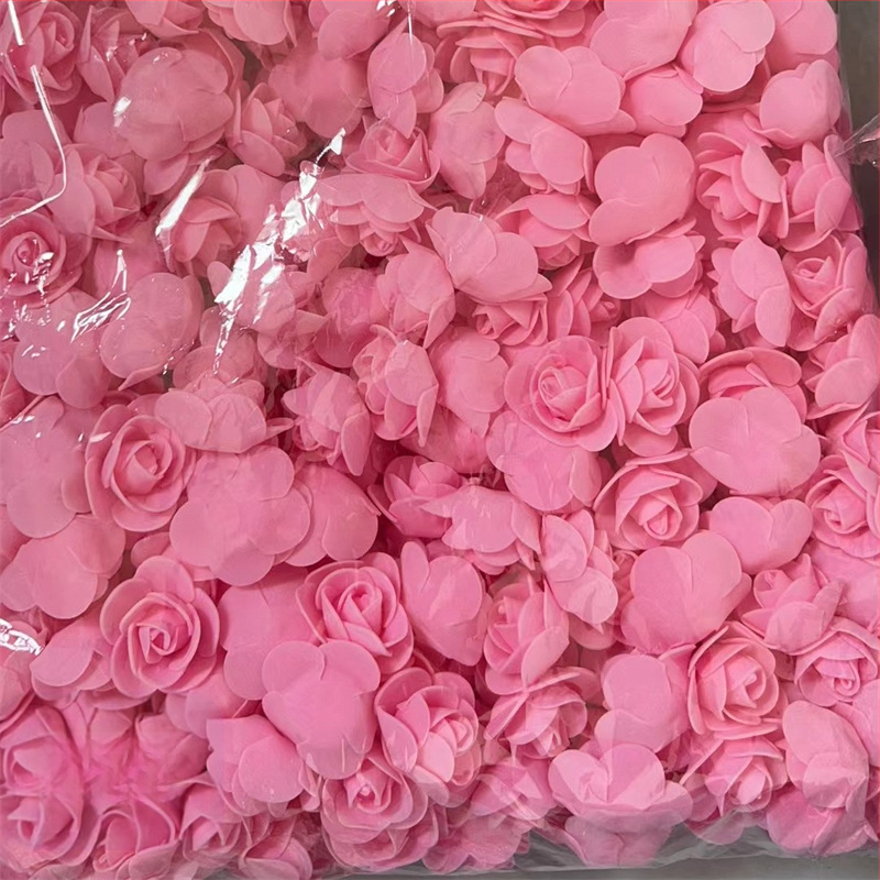 Rožės galvutės imitacija 3,5 netikra gėlės galvutė PE putplasčio gėlės galvutė Rožės gėlės imitacija Amžina gėlė Rožės meškiuko