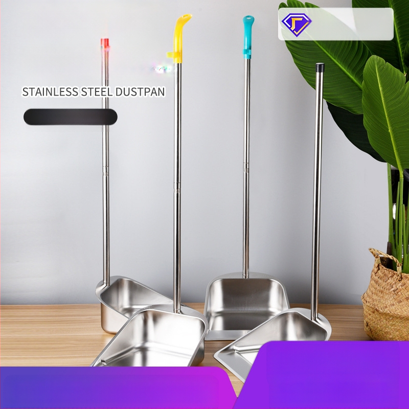 Naujas nerūdijančio plieno šiukšliadėžės sutirštintas šiukšlių kibiras buitinis lauko valymo kibiras šiukšlių kastuvas kelių valymo įrankis kibiras