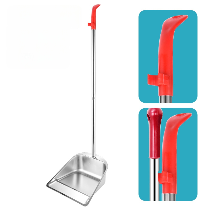 Naujas nerūdijančio plieno šiukšliadėžės sutirštintas šiukšlių kibiras buitinis lauko valymo kibiras šiukšlių kastuvas kelių valymo įrankis kibiras