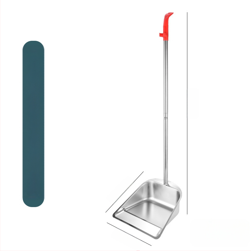 Naujas nerūdijančio plieno šiukšliadėžės sutirštintas šiukšlių kibiras buitinis lauko valymo kibiras šiukšlių kastuvas kelių valymo įrankis kibiras