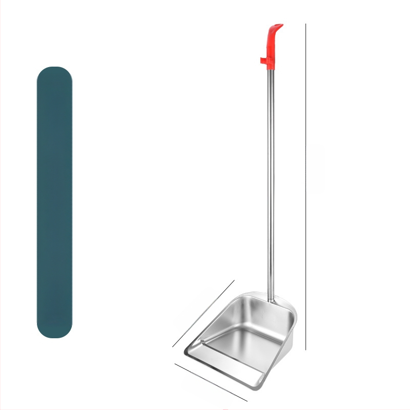 Naujas nerūdijančio plieno šiukšliadėžės sutirštintas šiukšlių kibiras buitinis lauko valymo kibiras šiukšlių kastuvas kelių valymo įrankis kibiras