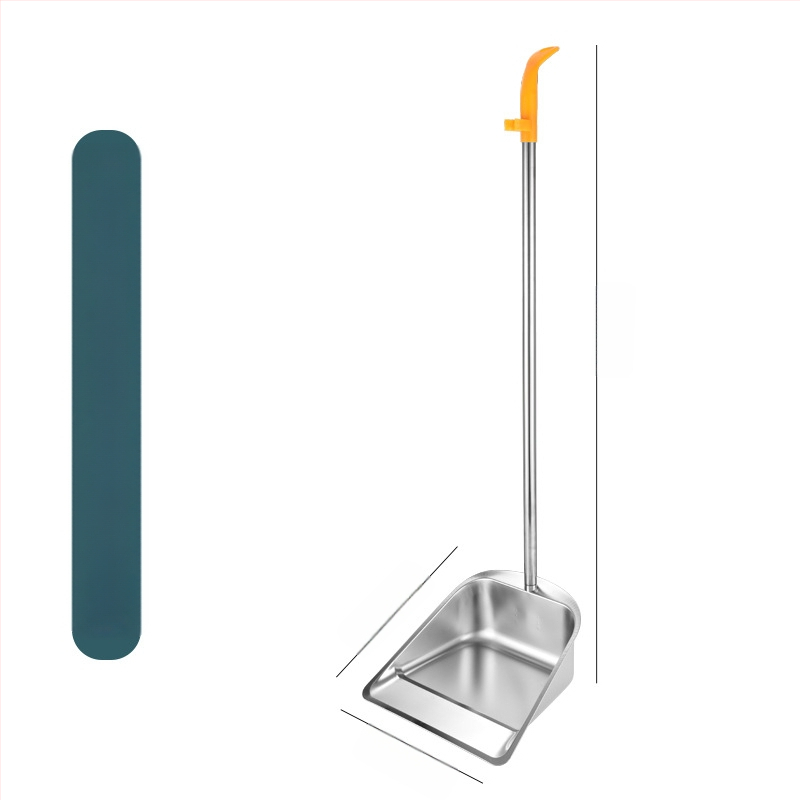 Naujas nerūdijančio plieno šiukšliadėžės sutirštintas šiukšlių kibiras buitinis lauko valymo kibiras šiukšlių kastuvas kelių valymo įrankis kibiras