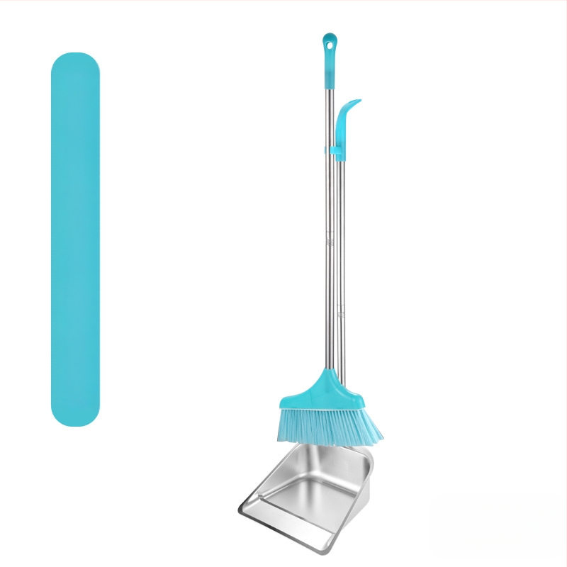 Naujas nerūdijančio plieno šiukšliadėžės sutirštintas šiukšlių kibiras buitinis lauko valymo kibiras šiukšlių kastuvas kelių valymo įrankis kibiras