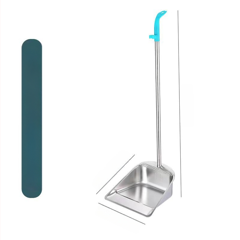 Naujas nerūdijančio plieno šiukšliadėžės sutirštintas šiukšlių kibiras buitinis lauko valymo kibiras šiukšlių kastuvas kelių valymo įrankis kibiras