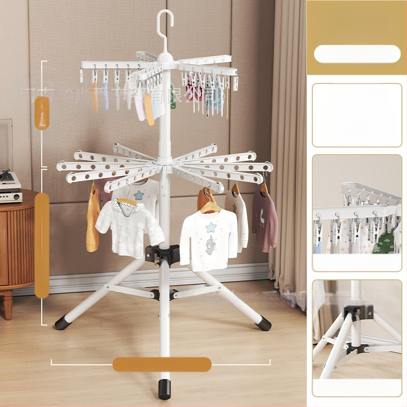 Beebikuivatusrest, põrandatüüpi kokkupandav, beebi spetsiaalne multifunktsionaalne kuivatusrest, mähkmekuivatusrest, rõdukuivatusrest