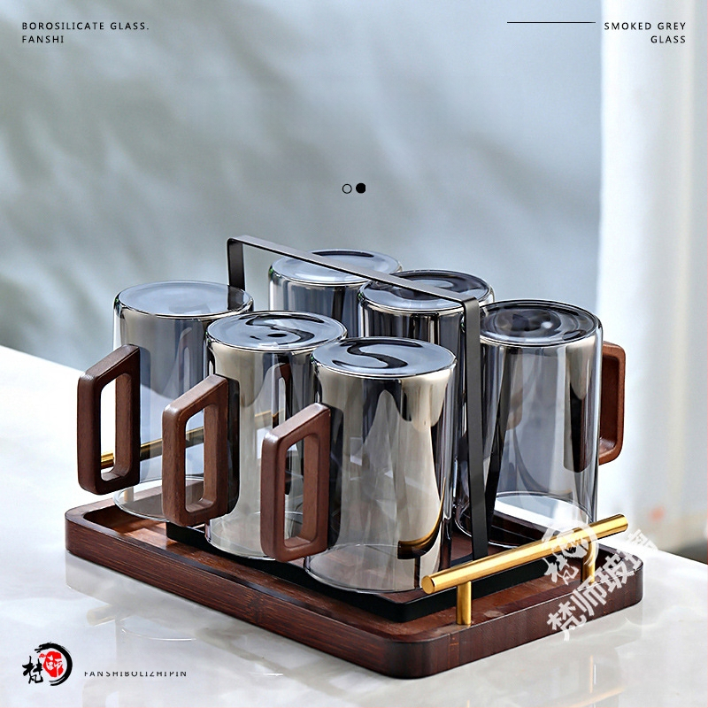 500ml suure mahutavusega tahmaklaasist majapidamis-, elutoa-, kõrge temperatuurikindel veekruus, kontori-, külalislahkuse- ja veekruus