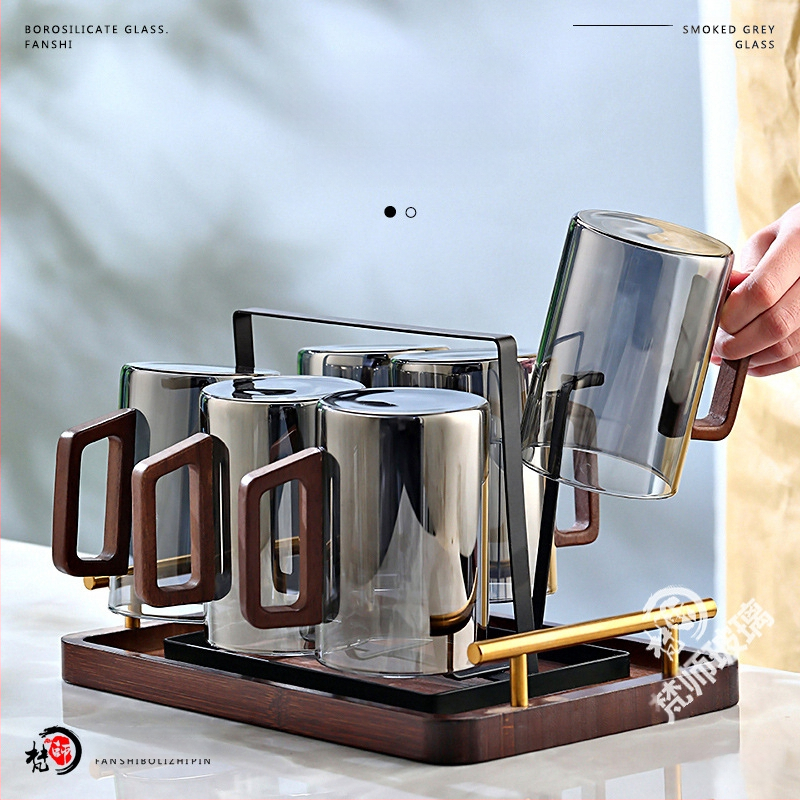 500ml suure mahutavusega tahmaklaasist majapidamis-, elutoa-, kõrge temperatuurikindel veekruus, kontori-, külalislahkuse- ja veekruus