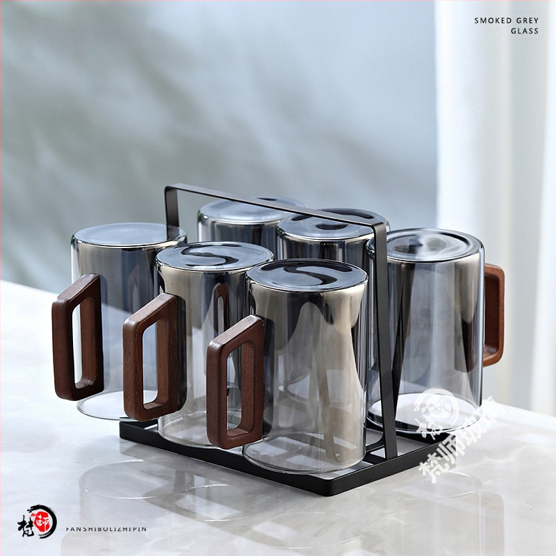 500ml suure mahutavusega tahmaklaasist majapidamis-, elutoa-, kõrge temperatuurikindel veekruus, kontori-, külalislahkuse- ja veekruus