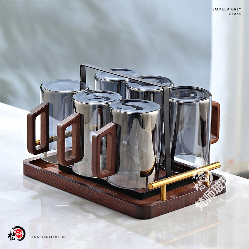 500ml suure mahutavusega tahmaklaasist majapidamis-, elutoa-, kõrge temperatuurikindel veekruus, kontori-, külalislahkuse- ja veekruus