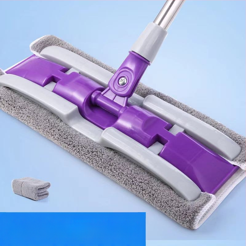 Dropshipping lame mopp pöörlev laisk majapidamismopp puitpõrandatele, kaheotstarbeline märg- ja kuivmopp riidest klambriga