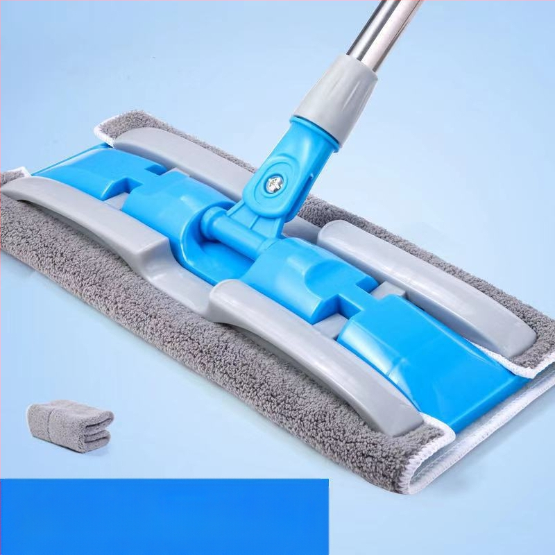 Dropshipping lame mopp pöörlev laisk majapidamismopp puitpõrandatele, kaheotstarbeline märg- ja kuivmopp riidest klambriga