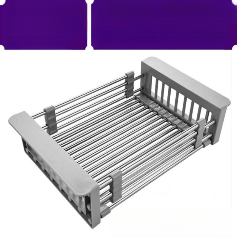Gamykloje tiesiogiai ištraukiamas virtuvės kriauklės išleidimo krepšelis iš nerūdijančio plieno sutirštintas daržovių baseino išleidimo stovas išleidimo dubeniui