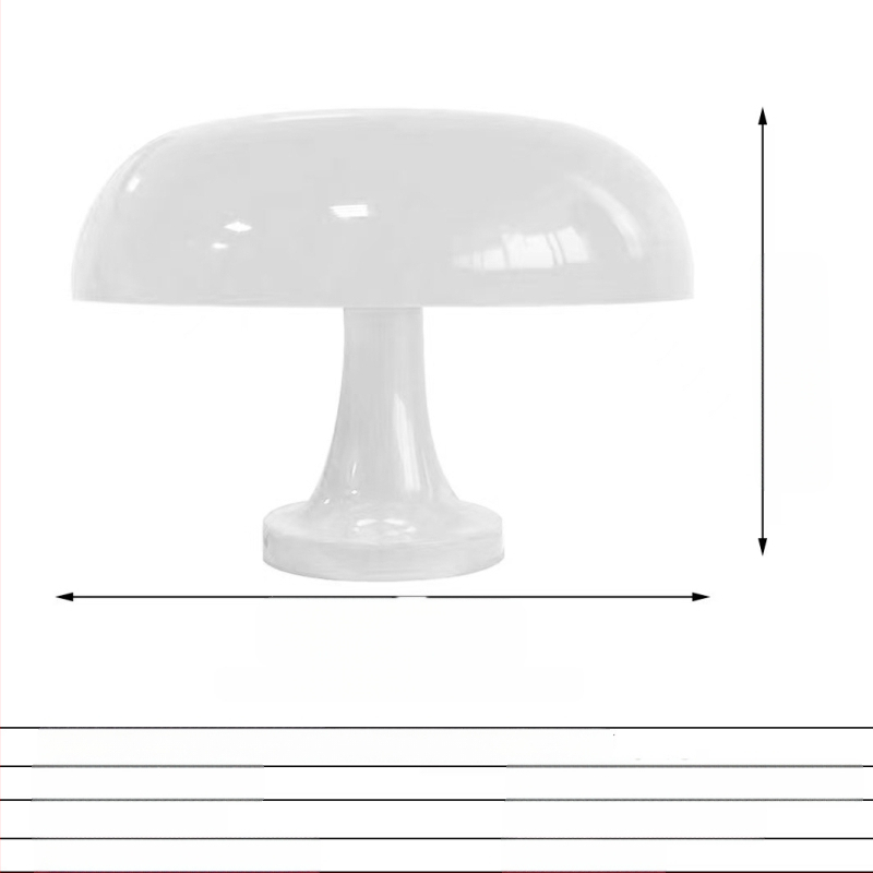 Tarpvalstybiniai sprogimai Danijos grybų naktinė lemputė Paprasta svetainės naktinis USB įkraunamas dvigubos paskirties kūrybinis stalo šviestuvas Zhongshan lempa