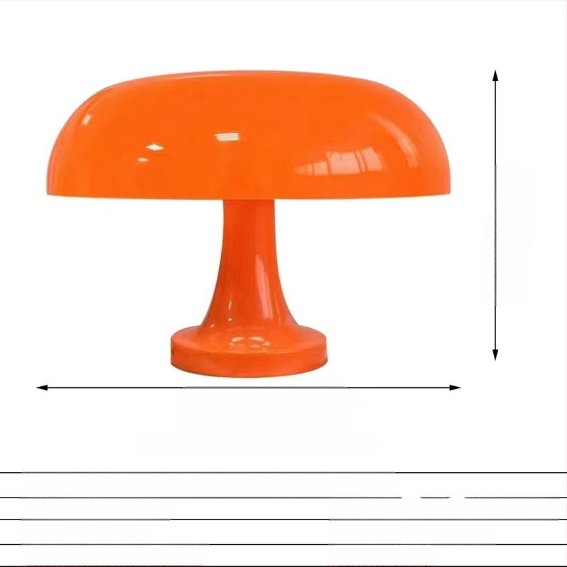 Tarpvalstybiniai sprogimai Danijos grybų naktinė lemputė Paprasta svetainės naktinis USB įkraunamas dvigubos paskirties kūrybinis stalo šviestuvas Zhongshan lempa