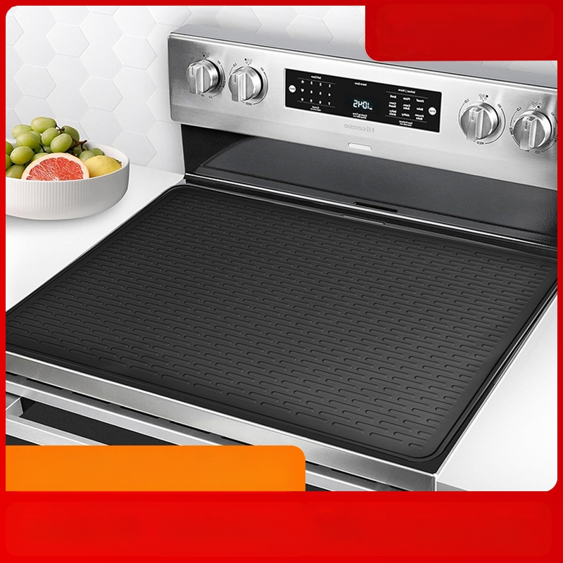 Piiriülene silikoonist pliidimatt pliidiplaadi kate kaitsekate köögi tööpinnale suur äravoolumatt multifunktsionaalne libisemiskindel soojusisolatsioonimatt