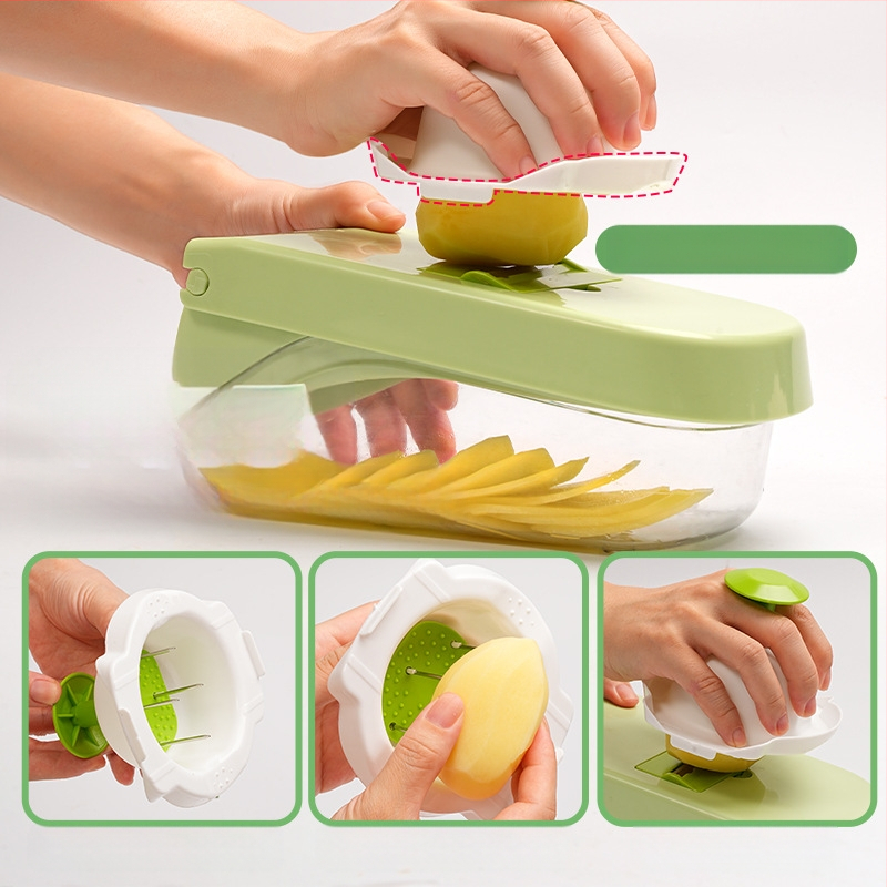 Tarpvalstybinis specialus daržovių pjaustymo artefaktas daugiafunkcis tarka bulvių pjaustyklė smulkintuvas svogūnų pjaustymo mašina daržovių pjaustytuvas