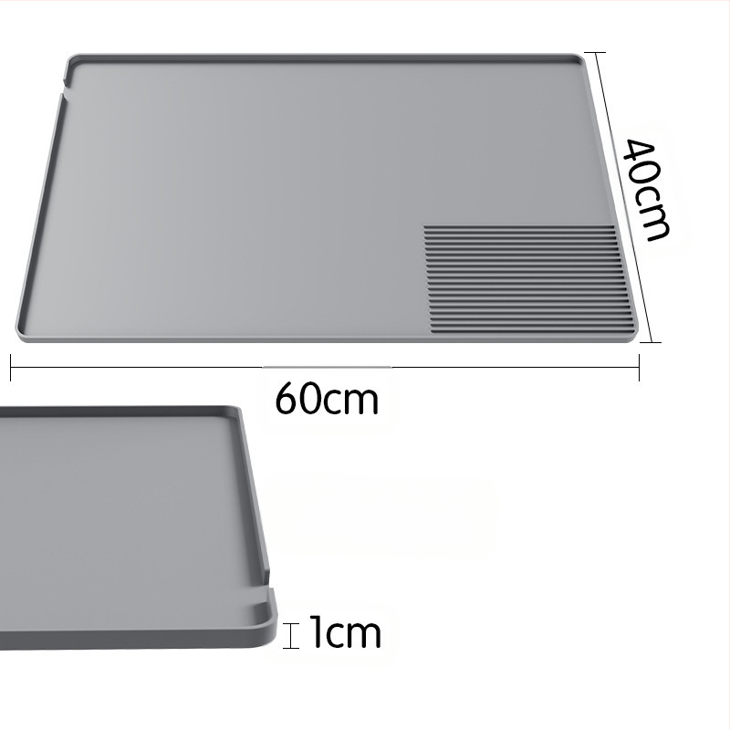 „Amazon Explosions“ kavos aparato silikoninis padėklo padėklo baro išleidimo kilimėlis kavos miltelių apsauginis kilimėlis valgomojo stalo izoliacija