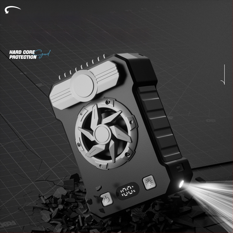 Lauko statybvietės pakabinamas juosmens ventiliatorius su USB įkrovimu ir greitojo pristatymo motociklininku, pakabinamas ant kaklo ir įkraunamas lobių ventiliatorius