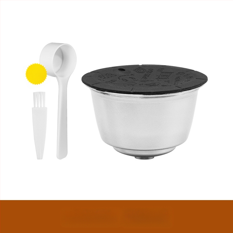 „Duoqu Kusi Grease“ nerūdijančio plieno kavos kapsulės „Dolce“ perdirbamos „Shell“ filtro puodelio priedai