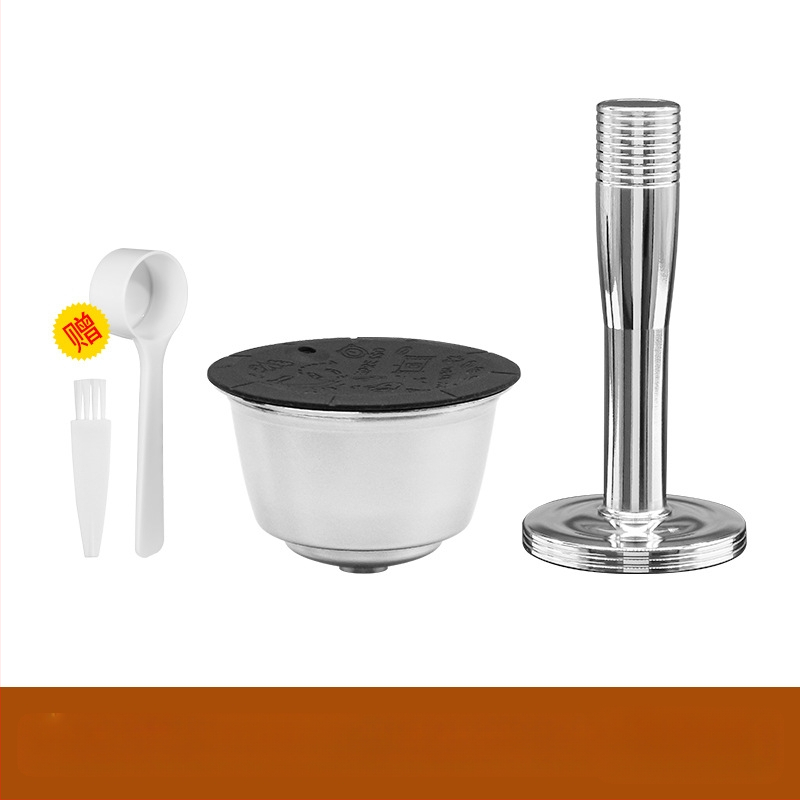 „Duoqu Kusi Grease“ nerūdijančio plieno kavos kapsulės „Dolce“ perdirbamos „Shell“ filtro puodelio priedai