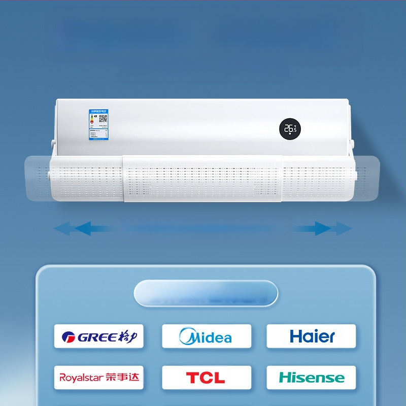 Tehase kohapeal paigaldatav sissetõmmatav kliimaseadme tuule deflektor otsese puhumise vastane tuulekaitse kliimaseadme tuule deflektor puhastav tuule deflektor hulgimüük