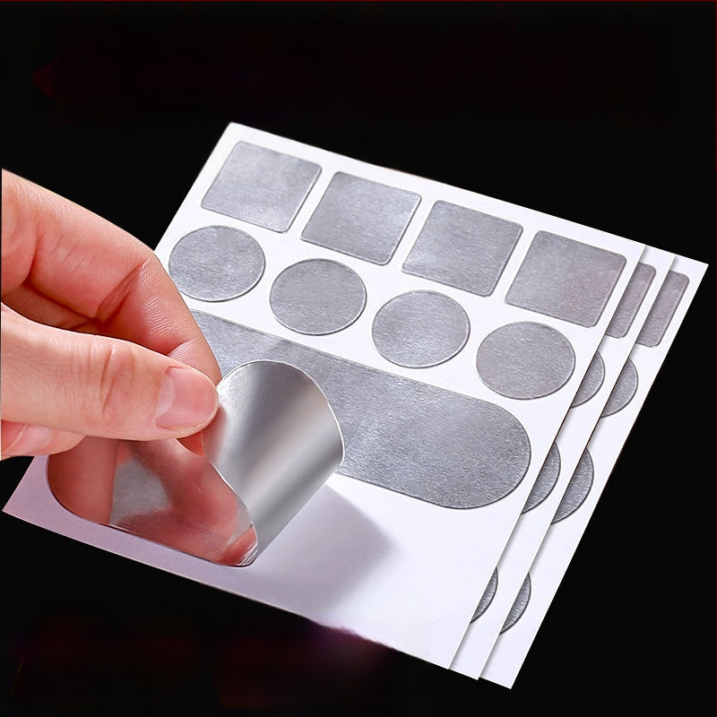 Puodo lopas sutirštinta aliuminio folijos juosta puodo dugno artefaktas aukštai temperatūrai atsparus nerūdijančio plieno baseino nuotėkio remontas skardinis popierius aliuminio oda lipnus ledas