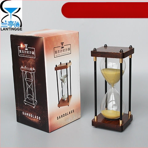 Retro smėlio laikrodis 30 minučių laiko skaičiavimo stiklinis svetainės dekoravimas kūrybingas namų dekoravimas aukštos klasės dovana mylėtojo gimtadienio dovana