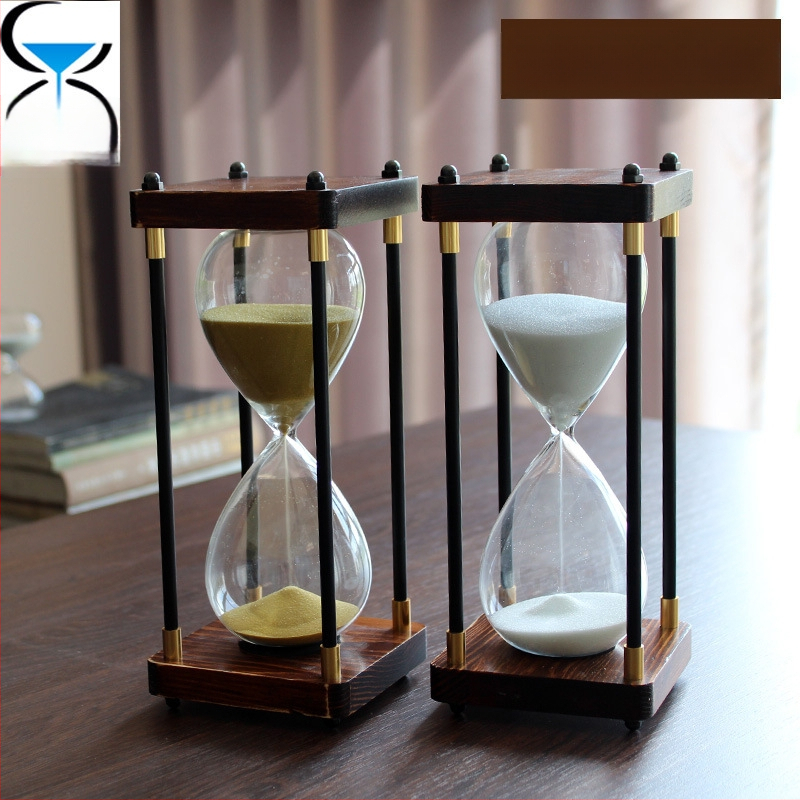 Retro smėlio laikrodis 30 minučių laiko skaičiavimo stiklinis svetainės dekoravimas kūrybingas namų dekoravimas aukštos klasės dovana mylėtojo gimtadienio dovana