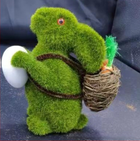 Великденска кошница за гръб, симулация на моркови и пяна, заек, ята заек, прегръдка, занаятчийски махало