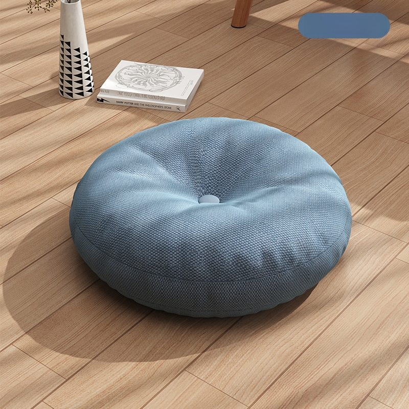 Linane futonipadi, paksendatud ümmargune kangas, rõdu, Jaapani stiilis tatamipadi, laheaknaga joogapõrandapadi