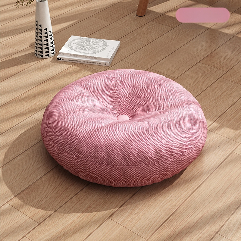 Linane futonipadi, paksendatud ümmargune kangas, rõdu, Jaapani stiilis tatamipadi, laheaknaga joogapõrandapadi