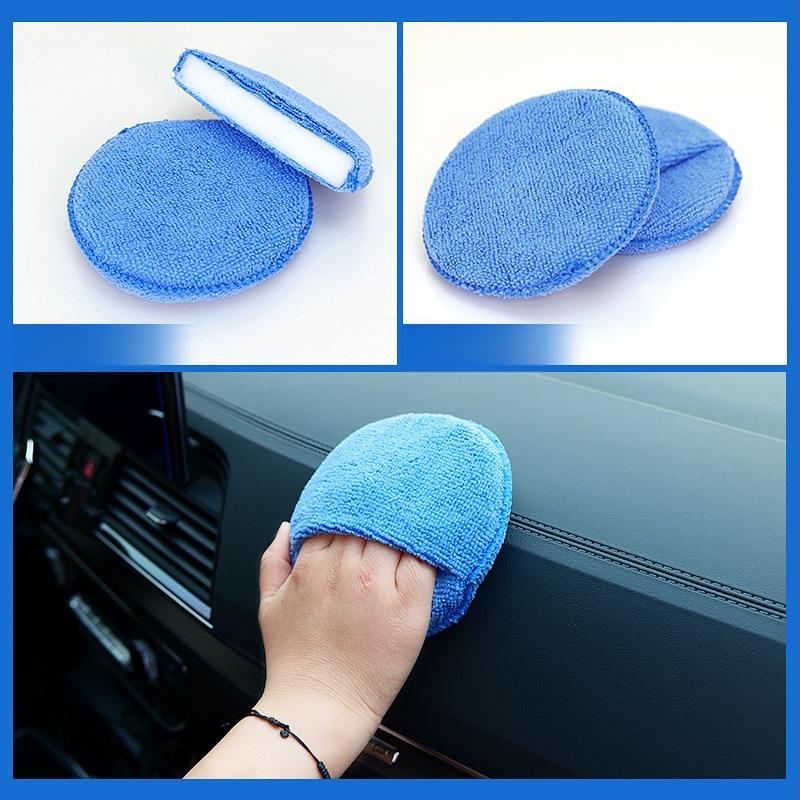 Mikrokiust rätiku ehitusbiskviidi tasku käsnplokk auto ilupuhastus poleerimine ümmargune käsn pühkida