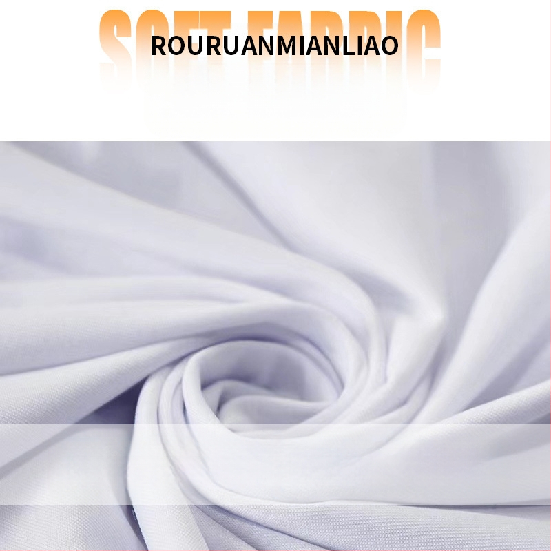 Бял калъф за стол Cross-Border Hotel, увиващ се в крака, от млечна коприна, удебелен еластичен калъф за стол за конференции, сватбен специален калъф за стол