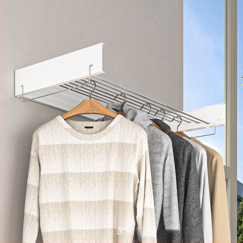 Piiriülene eksklusiivne peidetud riidepuu vannitoa käterätikuivati multifunktsionaalne kokkupandav riidepuu vannitoa ripatskuivatamine